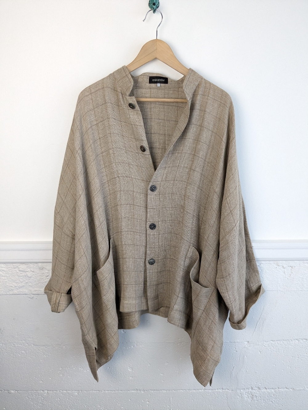 Eskandar • Linen  Plaid Jacket